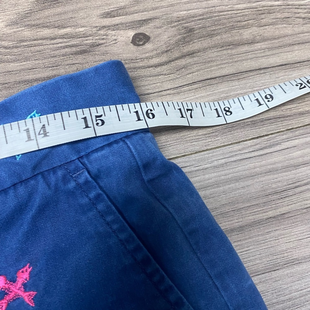 Vineyard Vines Breaker Shorts Casual Neon Embroidered Cross Fishbone Size 30 - Picture 7 of 11